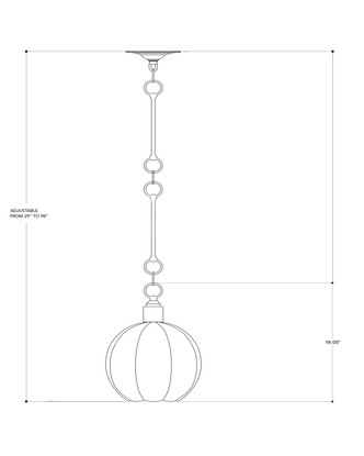 Aquaterra One Light Pendant (9514)
