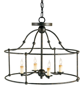 Currey and Company - 9878 - Four Light Lantern - Fitzjames - Mayfair