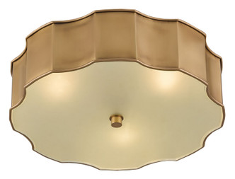 Currey and Company - 9999-0001 - LED Flush Mount - Wexford - Antique Brass/Frosted