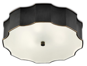 Currey and Company - 9999-0046 - LED Flush Mount - Wexford - Oil Rubbed Bronze/White