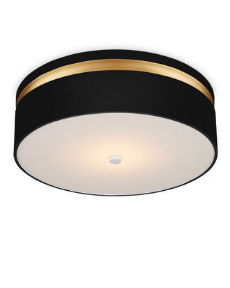 Serenity Black Flush Mount One Light Flush Mount (9999-0070)