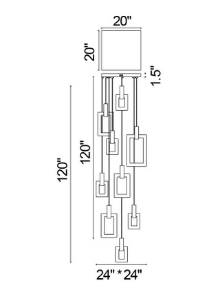 Anello LED Pendant (1214P24-9-236-A)