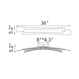 Candora LED Vanity Light (1698W36-101)