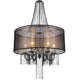 Amelia Six Light Chandelier (5475P20C-6 Brown)