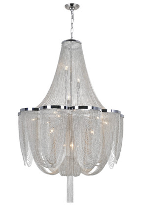 CWI Lighting - 5480P22C - Ten Light Chandelier - Taylor - Chrome