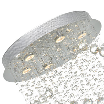 Double Spiral Six Light Flush Mount (6606C20C)