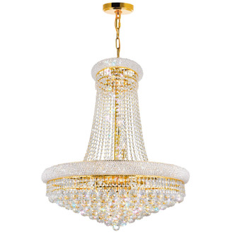 CWI Lighting - 8001P28G - 18 Light Chandelier - Empire - Gold