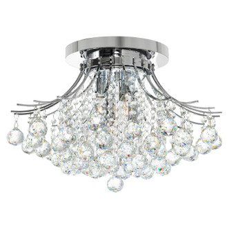 CWI Lighting - 8012C20C - Six Light Flush Mount - Princess - Chrome