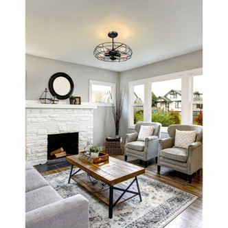 Pamela Five Light Flush Mount (9606C19-5-128)