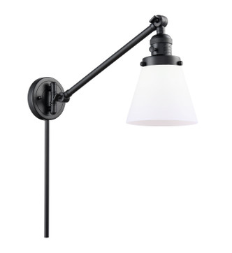 manufacturer_finish:Matte Black|manufacturer_glass:Matte White Cased Small Cone|light_output:220.00lm|color_temperature:2200K|cri:99