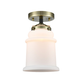 manufacturer_finish:Black Antique Brass|manufacturer_glass:Cased Matte White Large Canton|light_output:220.00lm|color_temperature:2200K|cri:99