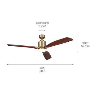Ridley II 60" Ceiling Fan (300075NBR)