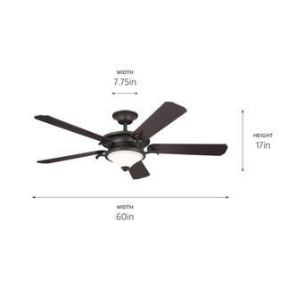 Rise 60"Ceiling Fan (300370OZ)