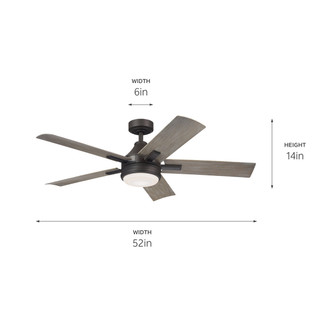 Tide 52"Ceiling Fan (310075OZ)