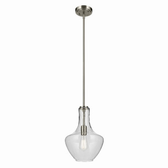 Kichler - 42141NI - One Light Pendant - Everly - Brushed Nickel