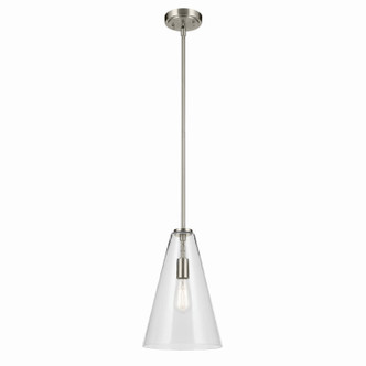 Kichler - 42199NI - One Light Pendant - Everly - Brushed Nickel