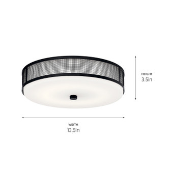 Ceiling Space LED Flush Mount (42379BKLEDR)