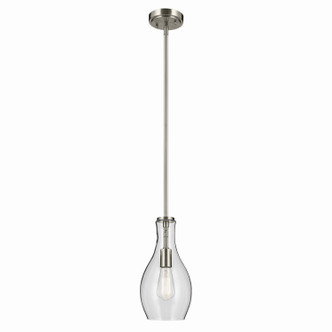 Kichler - 42456NI - One Light Pendant - Everly - Brushed Nickel