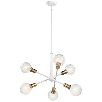 Armstrong Six Light Chandelier (43095WH) Armstrong Six Light Chandelier (43095WH)