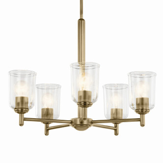 Shailene Five Light Chandelier (43671NBRCLR)