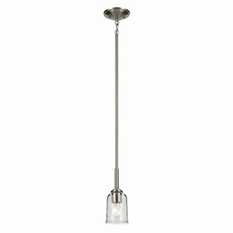 Kichler - 43674NICLR - One Light Mini Pendant - Shailene - Brushed Nickel