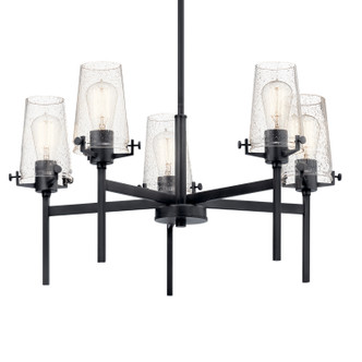 Alton Five Light Chandelier (43694BK)