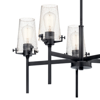 Alton Five Light Chandelier (43694BK)