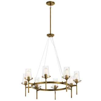 Kichler - 43695NBR - Eight Light Chandelier - Alton - Natural Brass