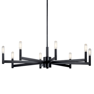 Erzo Eight Light Chandelier (43857BK)