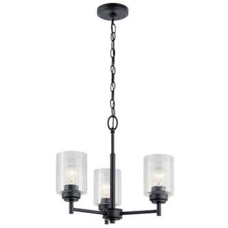 Winslow Three Light Mini Chandelier (44029BK) Winslow Three Light Mini Chandelier (44029BK)