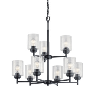 Winslow Nine Light Chandelier (44031BK)