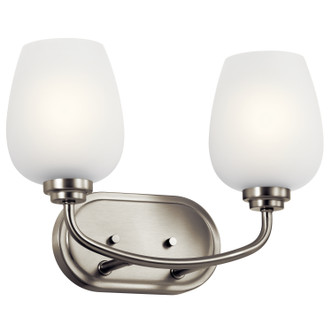 Kichler - 45128NI - Two Light Bath - Valserrano - Brushed Nickel