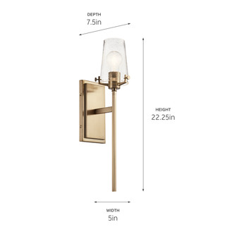 Alton One Light Wall Sconce (45295CPZ)