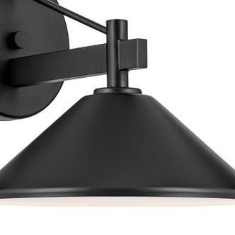 Ripley One Light Outdoor Wall Mount (49060BK)
