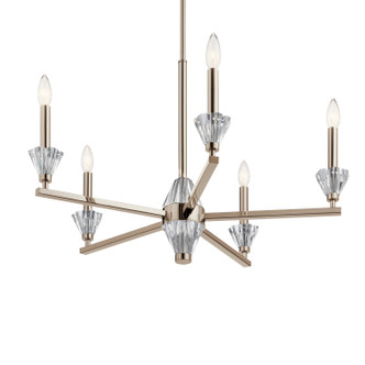 Calyssa Five Light Chandelier (52001PN)