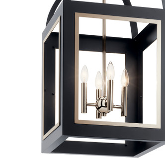 Vath Four Light Foyer Pendant (52029BK)