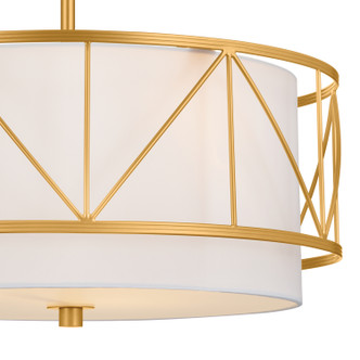 Birkleigh Three Light Pendant/Semi Flush (52075CLG)