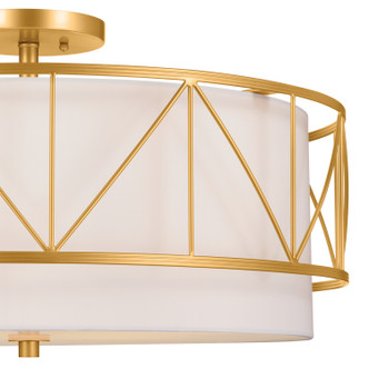 Birkleigh Four Light Semi Flush Mount (52076CLG)