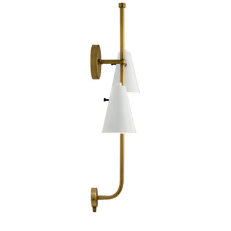 Sylvia Two Light Wall Sconce (52174WH)