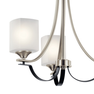Tula Three Light Chandelier/Semi Flush Mount (52275NI) Tula Three Light Chandelier/Semi Flush Mount (52275NI)