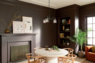 Aivian Three Light Chandelier (52397BK)