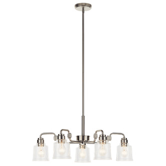 Kichler - 52398NI - Five Light Chandelier - Aivian - Nickel Textured