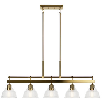Eastmont Five Light Linear Chandelier (52404BNB) Eastmont Five Light Linear Chandelier (52404BNB)