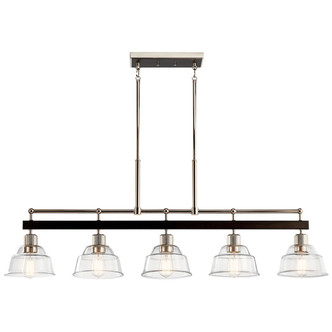Eastmont Five Light Linear Chandelier (52404PN)
