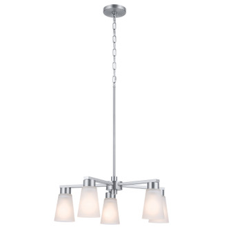 Stamos Five Light Chandelier (52436NI)
