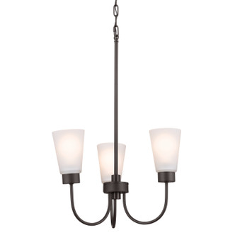 Erma Three Light Chandelier (52442OZ)