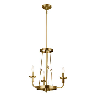 Vetivene Three Light Mini Chandelier (52450NBR)