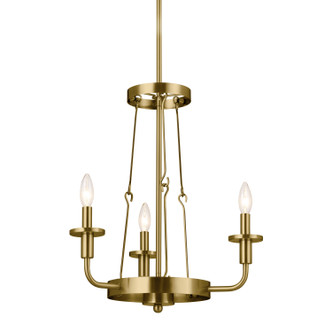 Vetivene Three Light Mini Chandelier (52450NBR)