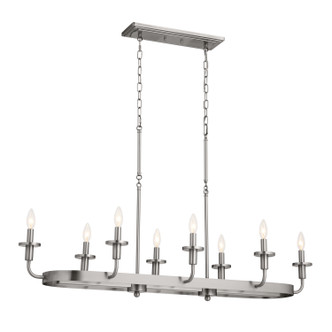Vetivene Eight Light Linear Chandelier (52453CLP) Vetivene Eight Light Linear Chandelier (52453CLP)