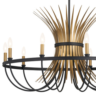Baile Ten Light Chandelier (52459BK)